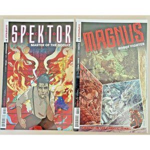 Doctor Spektor vol 1& Magnus Robot Fighter vol 2 Dynamite Comics gold key